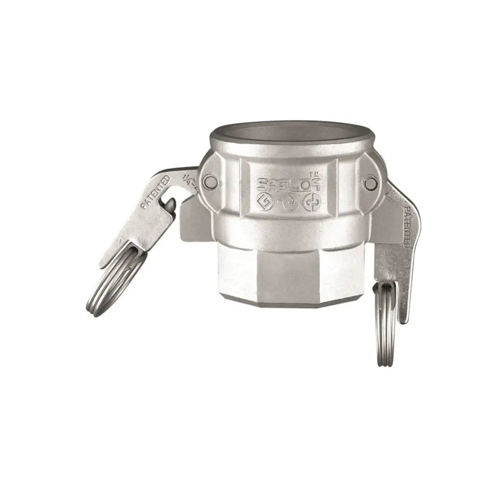 Waterson Saflok Cam & Groove Couplings Stainless Steel 316 Part B Saflok Coupler c/w BSPT Male