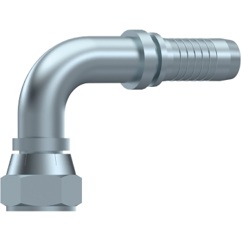 JIC Female 37° Cone 90° Elbow x Hosetail