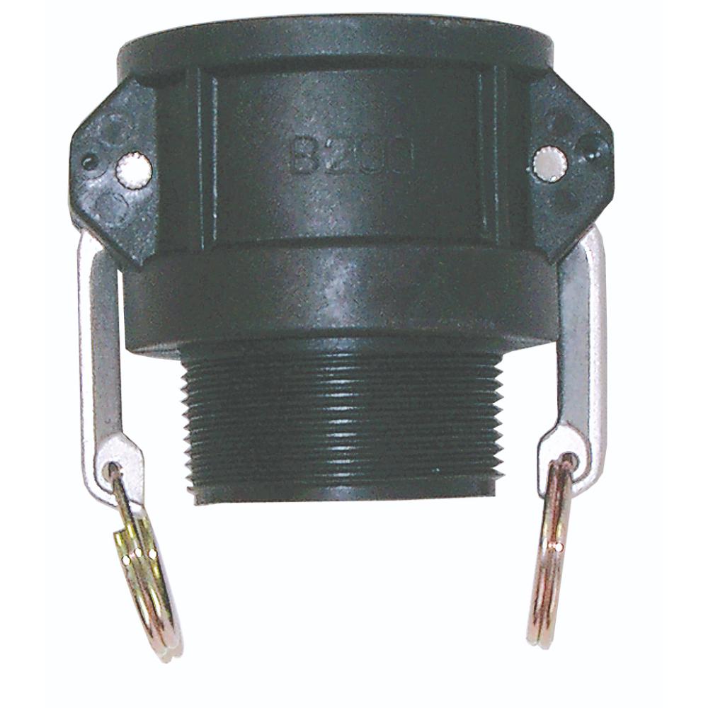 Polypropylene Type B Camlock x BSPT Male