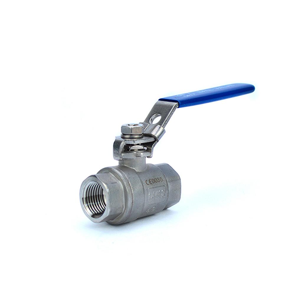 Economical 2 Piece Manual Stainless Steel Ball Valve