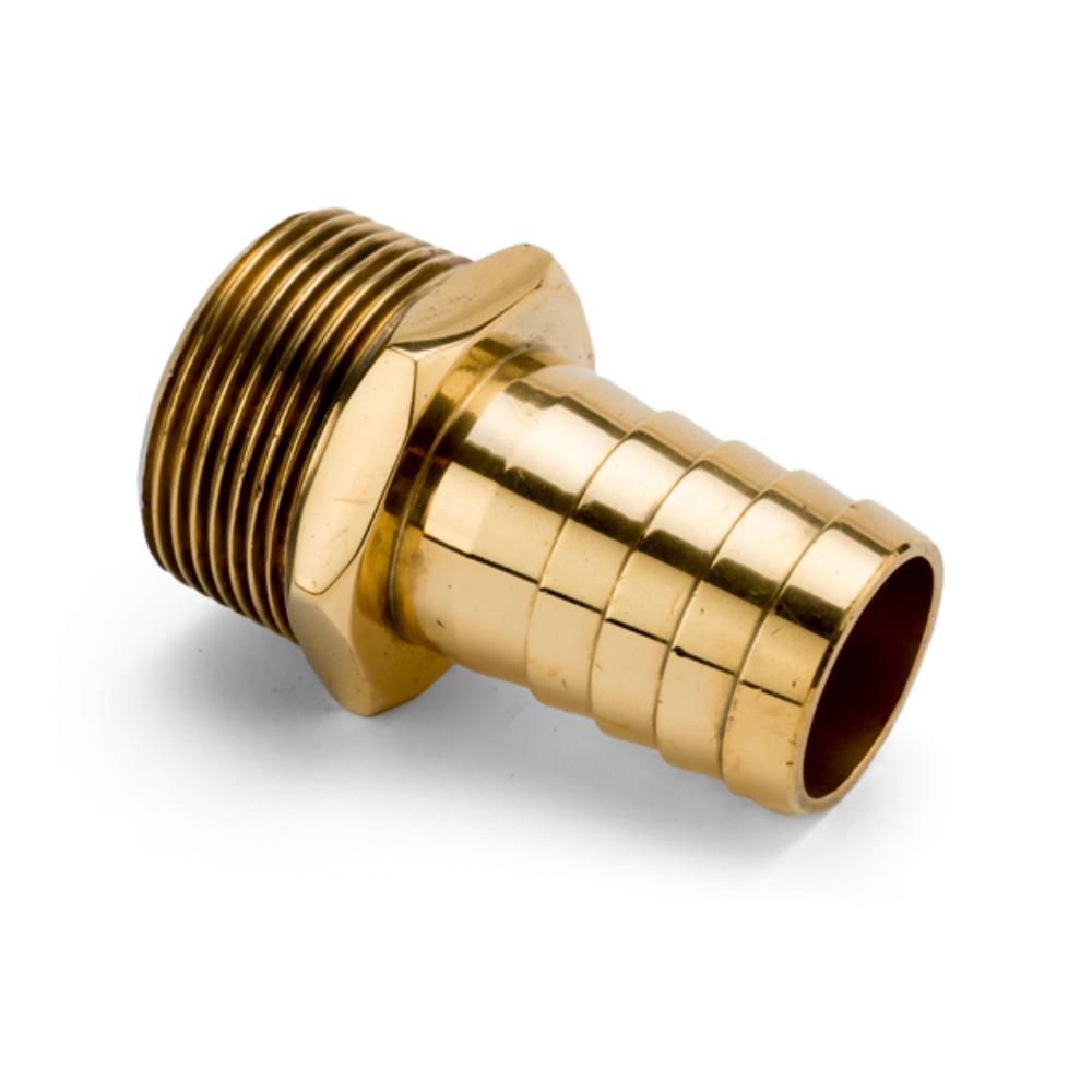 Brass Nut & Tail Couplings Brass Fixed Male BSP Hose Tails Taper Part