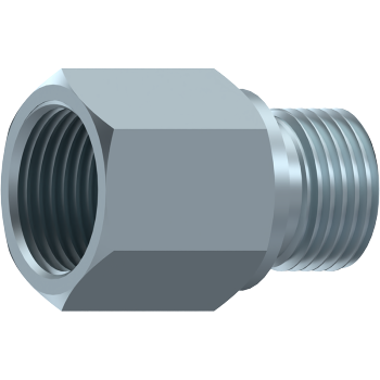 BSP Male 60° Coned x BSP Fixed Female Equal Adaptor