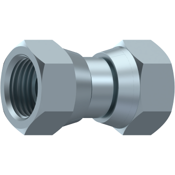 BSP Swivel Female x BSP Swivel Female 60° Coned Equal Adaptor