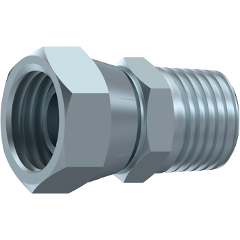 BSPT Male x BSP Swivel Female 60° Coned Equal Adaptor