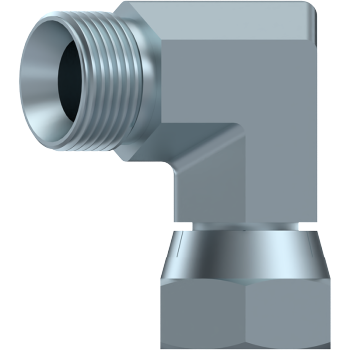 BSP Male x BSP Swivel Female Compact 90° Elbow