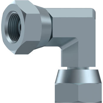 BSP Swivel Female x BSP Swivel Female Compact 90° Elbow