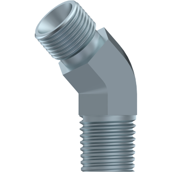 BSP Male 60° Coned x BSPT Male 45° Elbow