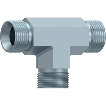 BSP 60° Coned Male Equal Tee Piece