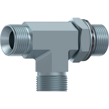 BSP Male x Male x Male Adjustable Barrel Tee Piece