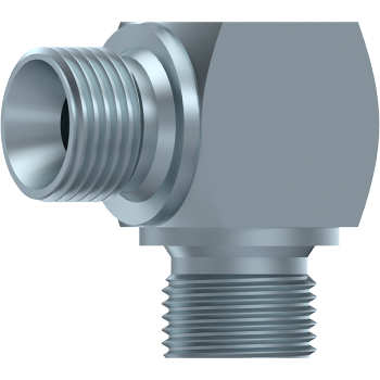 BSP 60° Coned Male 90° Square Elbow