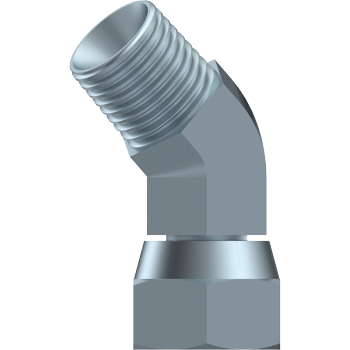 NPT Male 60 Coned x NPSM Swivel Female 60° Coned 45° Elbow Adaptor