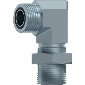 ORFS Bulkhead 90° Elbow Adaptor