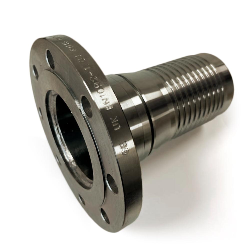 Mild Steel Fixed Flange x Serrated Hosetail