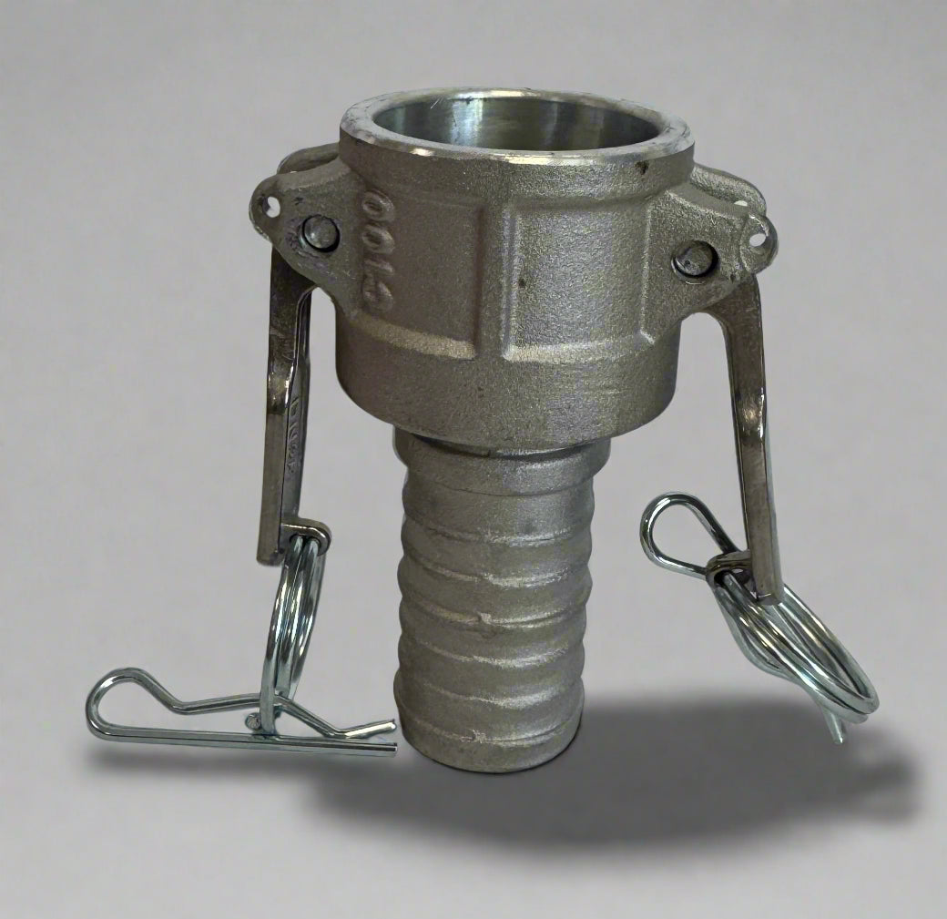 Aluminum Type C Multi Serrated Hosetail Camlock Coupling