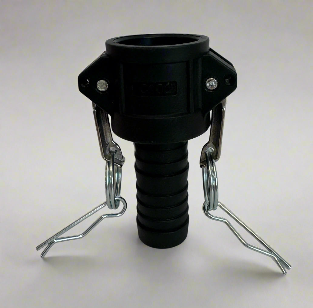 Polypropylene Type C Multi Serrated Hosetail Camlock Coupling