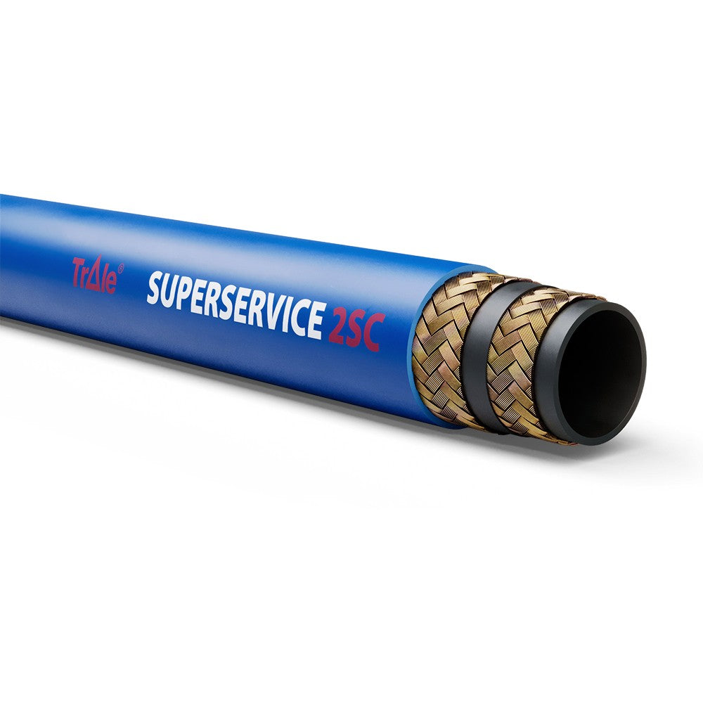 Trale Super 2SC - Blue Smooth Cover Hydrowashing Hose
