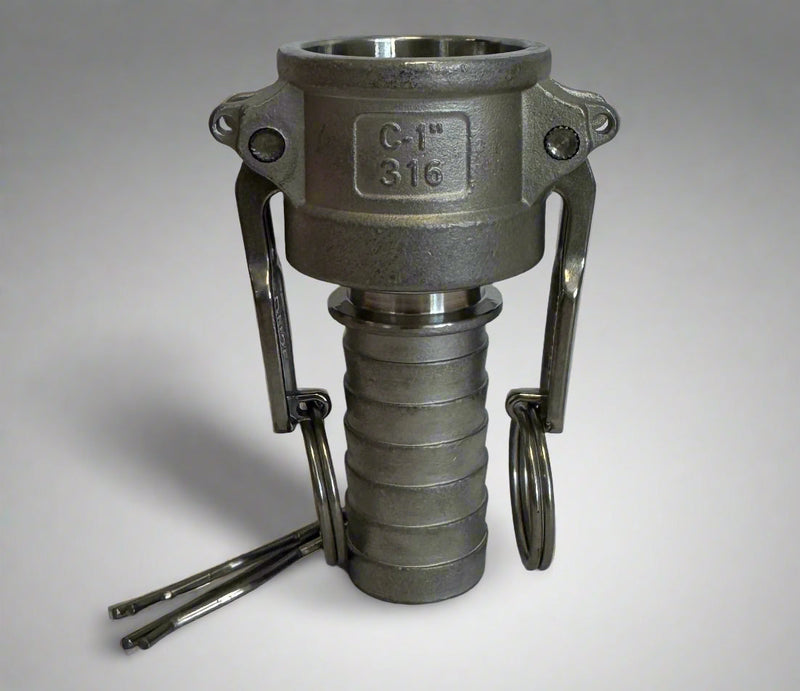 Stainless Steel Type C Multi Serrated Hosetail Camlock Coupling ...