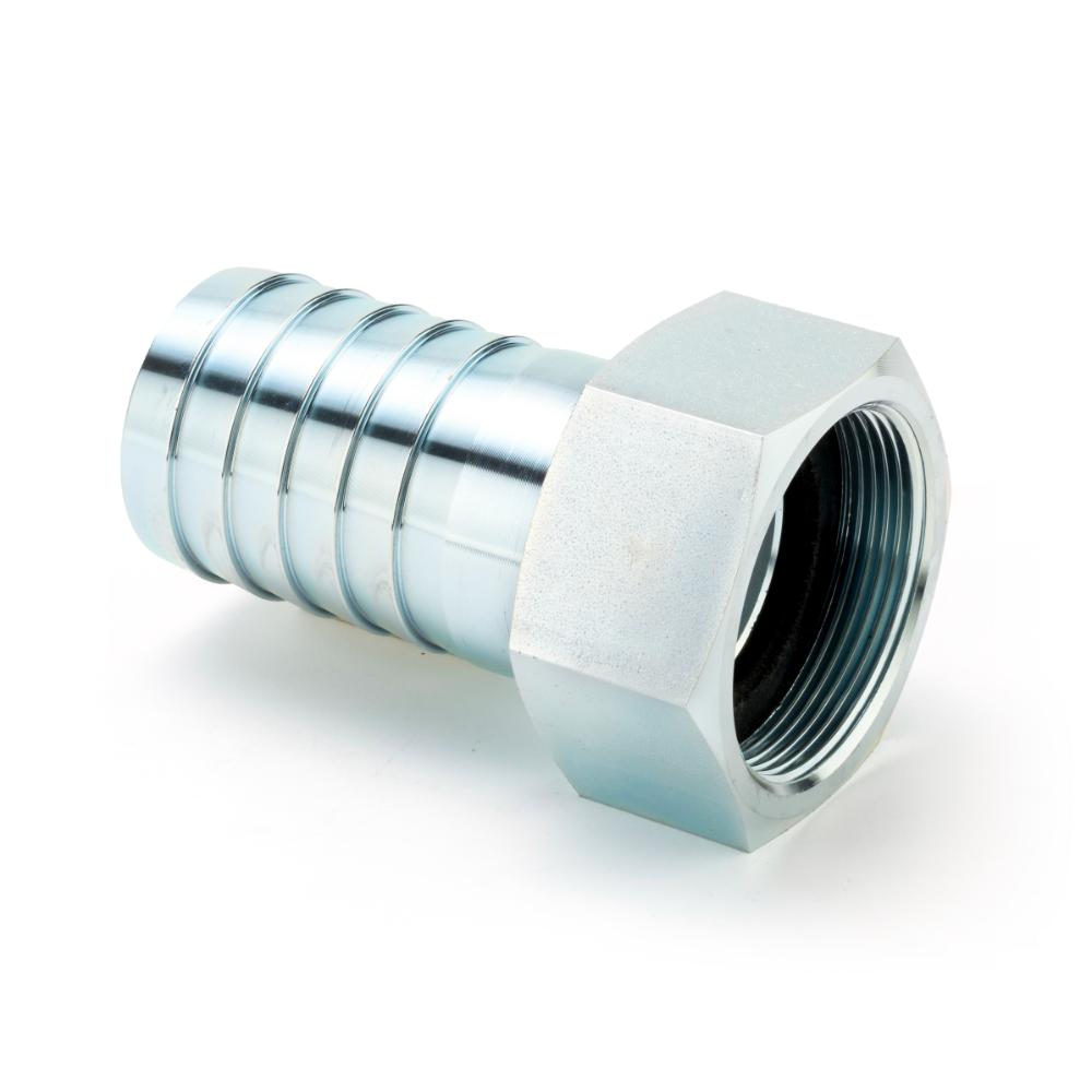 Mild Steel Nut & Tail - 60° Cone Seat